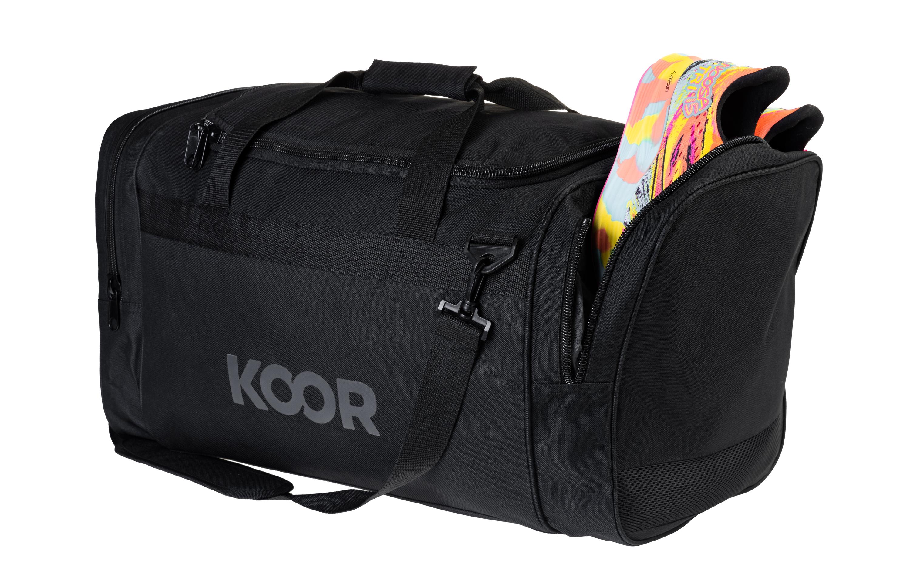 Sporttasche 55 l, SchwarzTasche mit Schuhfach