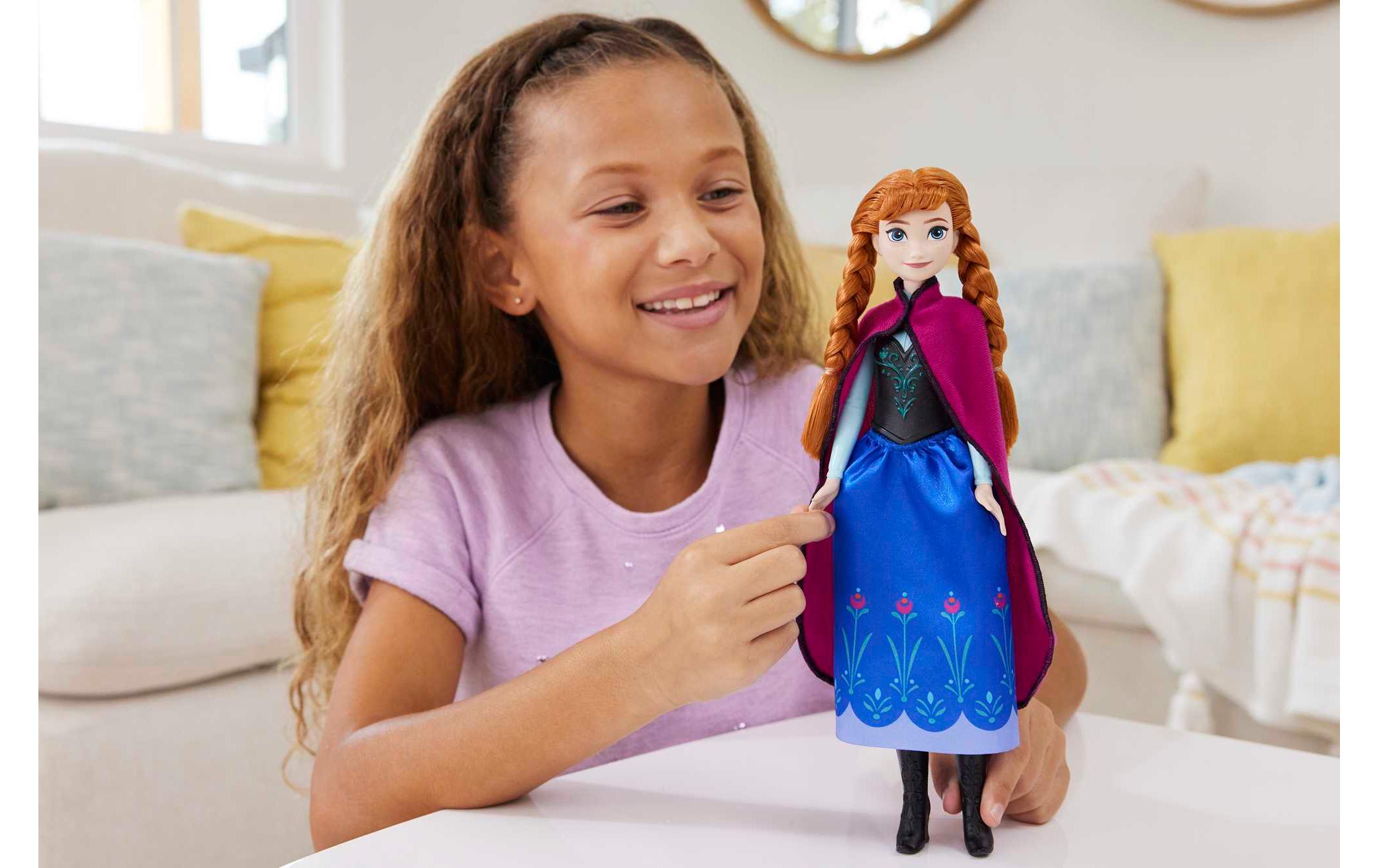 Puppe Disney Frozen Anna (Outfit Film 1)Anna-Modepuppe mit Accessoires