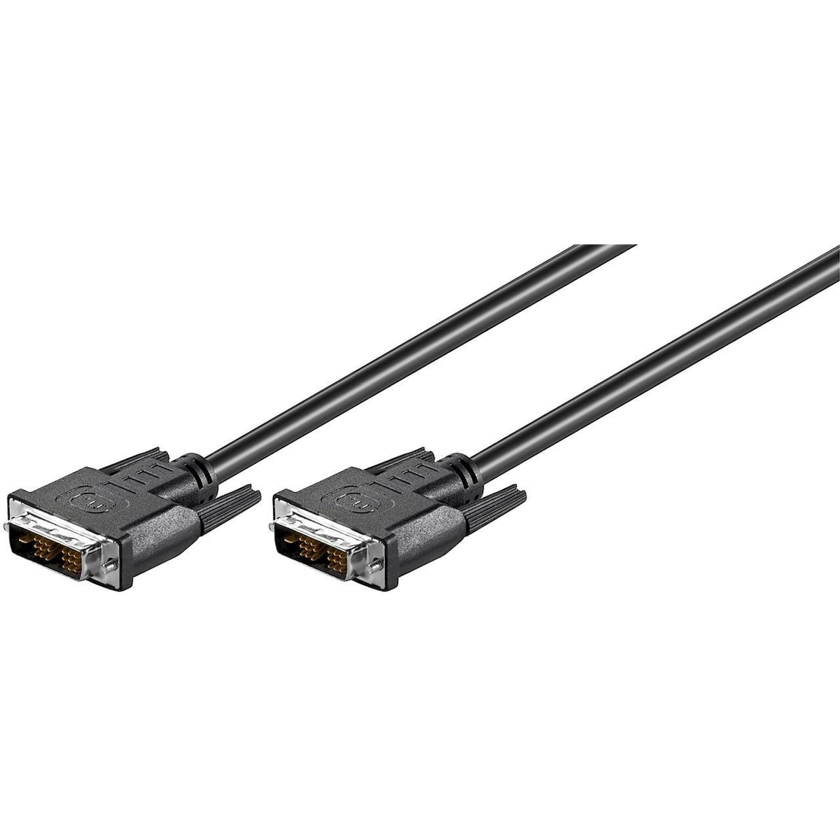 Goobay DVI-D Full HD-kabel Single Link, nikkelbelagt