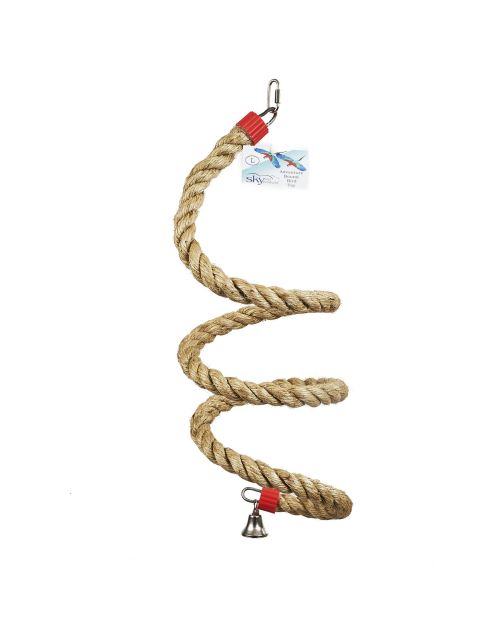 Sky Pet Products Zitstok Spiral Rope - Vogelverblijven-Toebehoren - per stuk