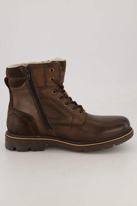 Boot, Dockers, echtes Leder, mit Reißverschluss, Warmfutter