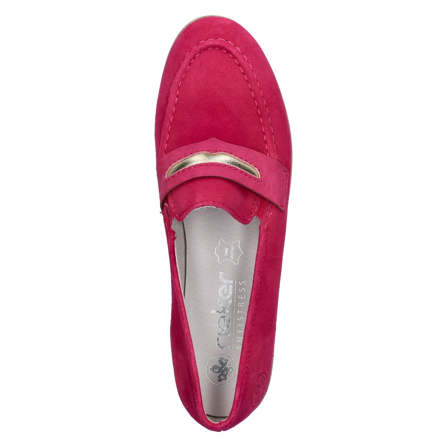 dames loafer Rieker Roze