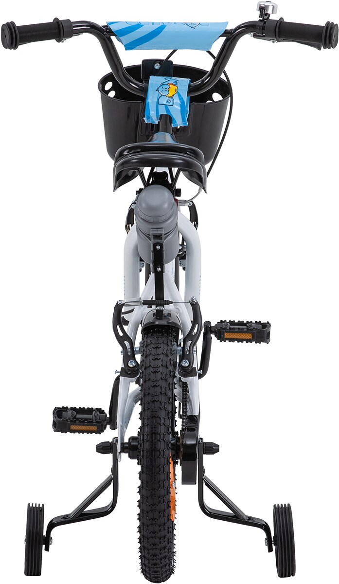 Actionbikes Kinderfahrrad Donaldo 16 Zoll, V-Brake-Bremsen, höhenverstellbar, Stützräder, Korb