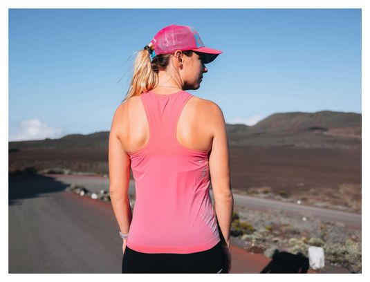 Débardeur Compressport Performance Singlet Femme Rose