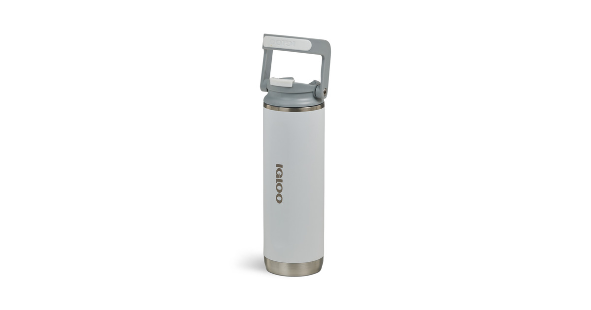 IglooFlip ‘n’ Sip Tumbler 20 oz, 0,59 liter drinkfles  (Wit)