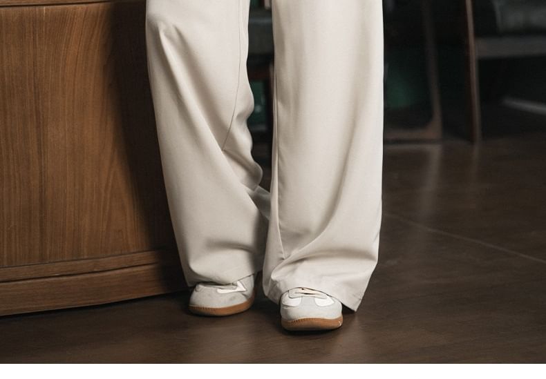 Really Point - Wijde broek met trekkoord en letters