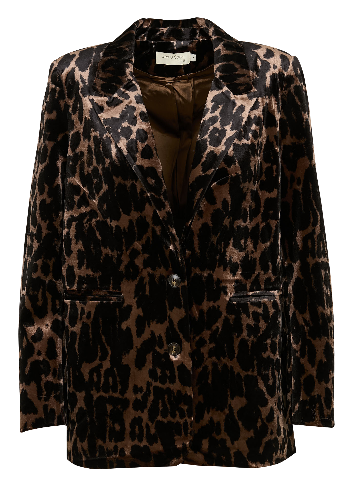 Veste de tailleur droite | Noir