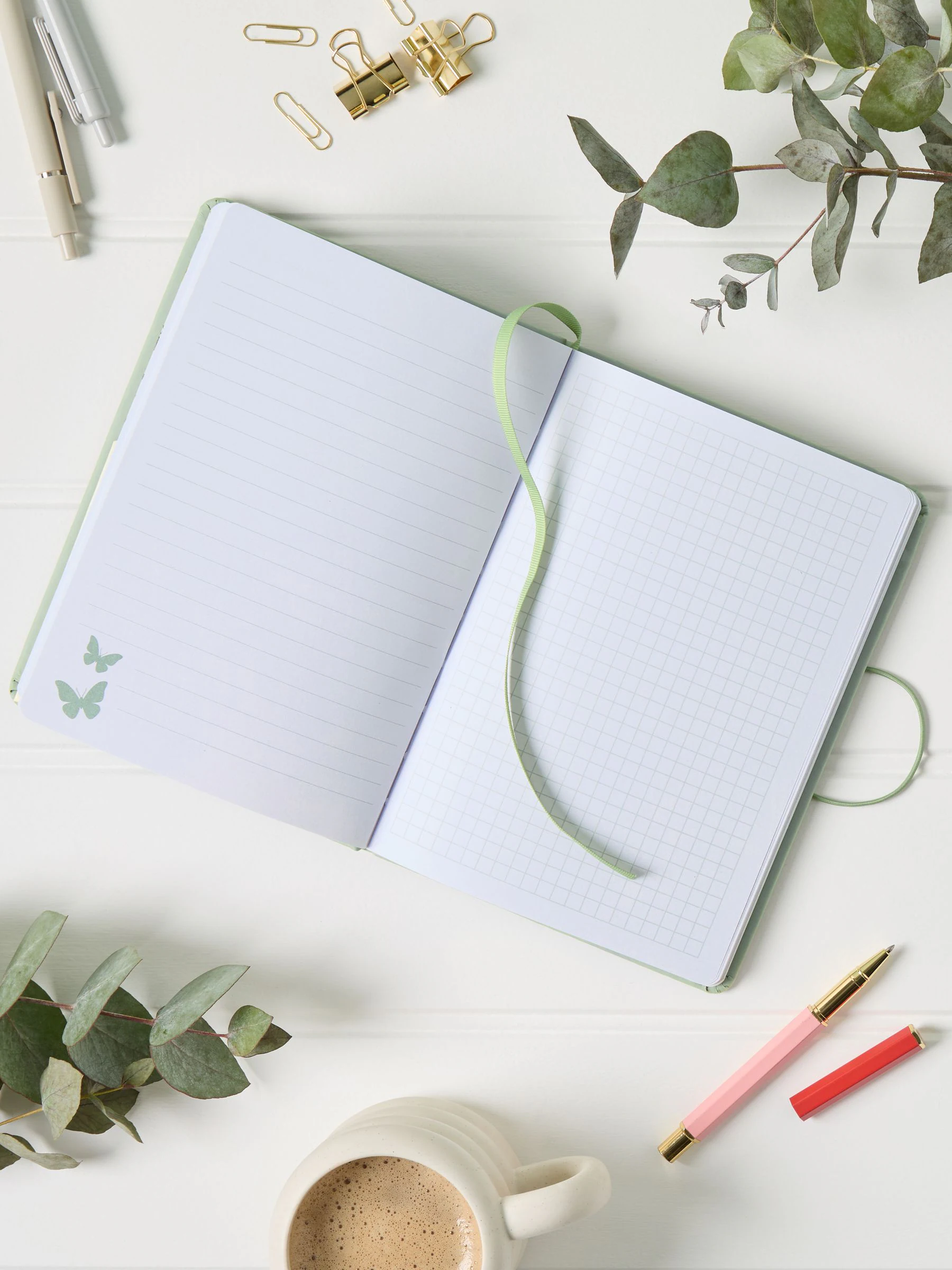 Country Butterfly A5 Ongedateerde Weekplanner
