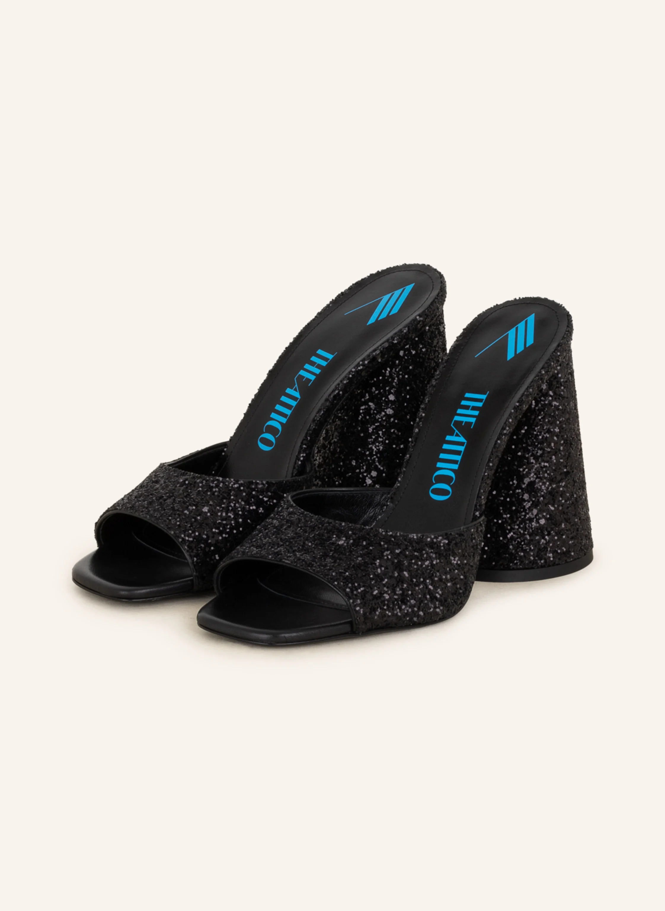 THE ATTICO Mules LUZ mit Pailletten