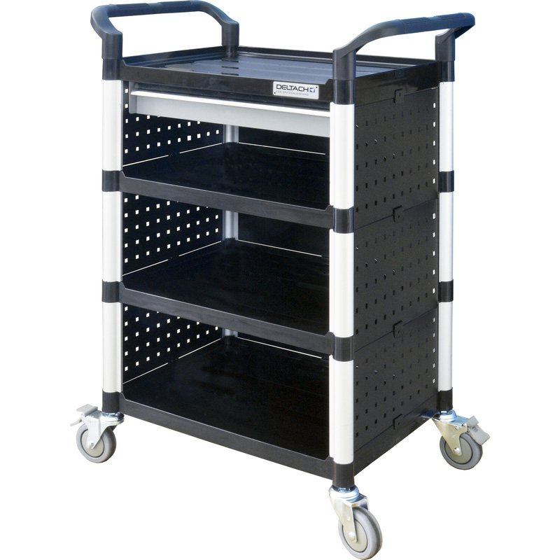 Deltach werkplaatstrolley met lade