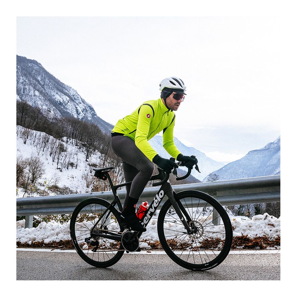 Castelli PERFETTO - Veste Homme electric lime/dark gray