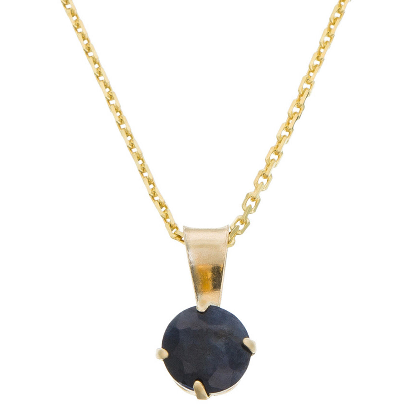 Instant d'Or Pendentif Puce Saphir 0.7 ct or jaune