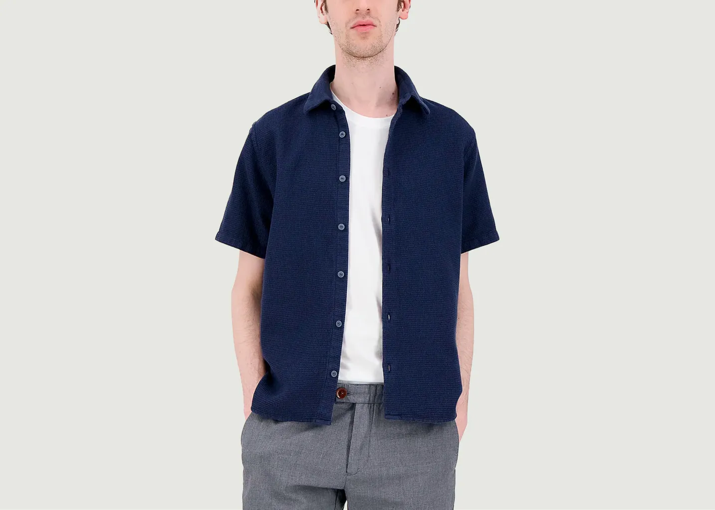 Chemise Texture Gaufrée JagVi Rive Gauche