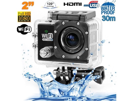 YONIS - Caméra sport Camera embarquée sports wi-fi lcd caisson étanche waterproof...