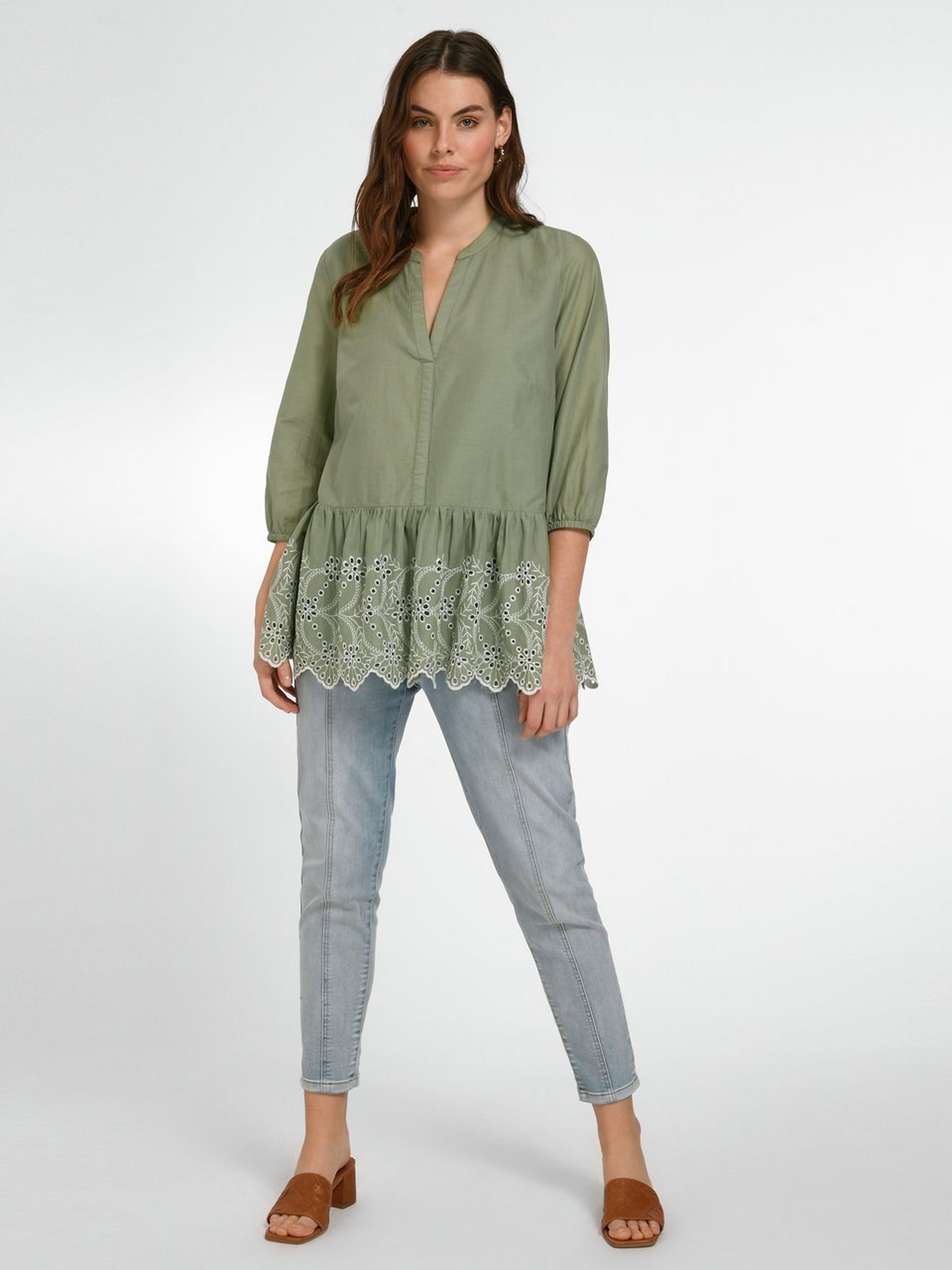 Bluse mit 3/4-Arm