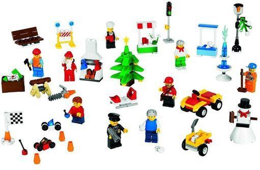 Lego - City Advent Kalender - 9 Figuren - Accessoires