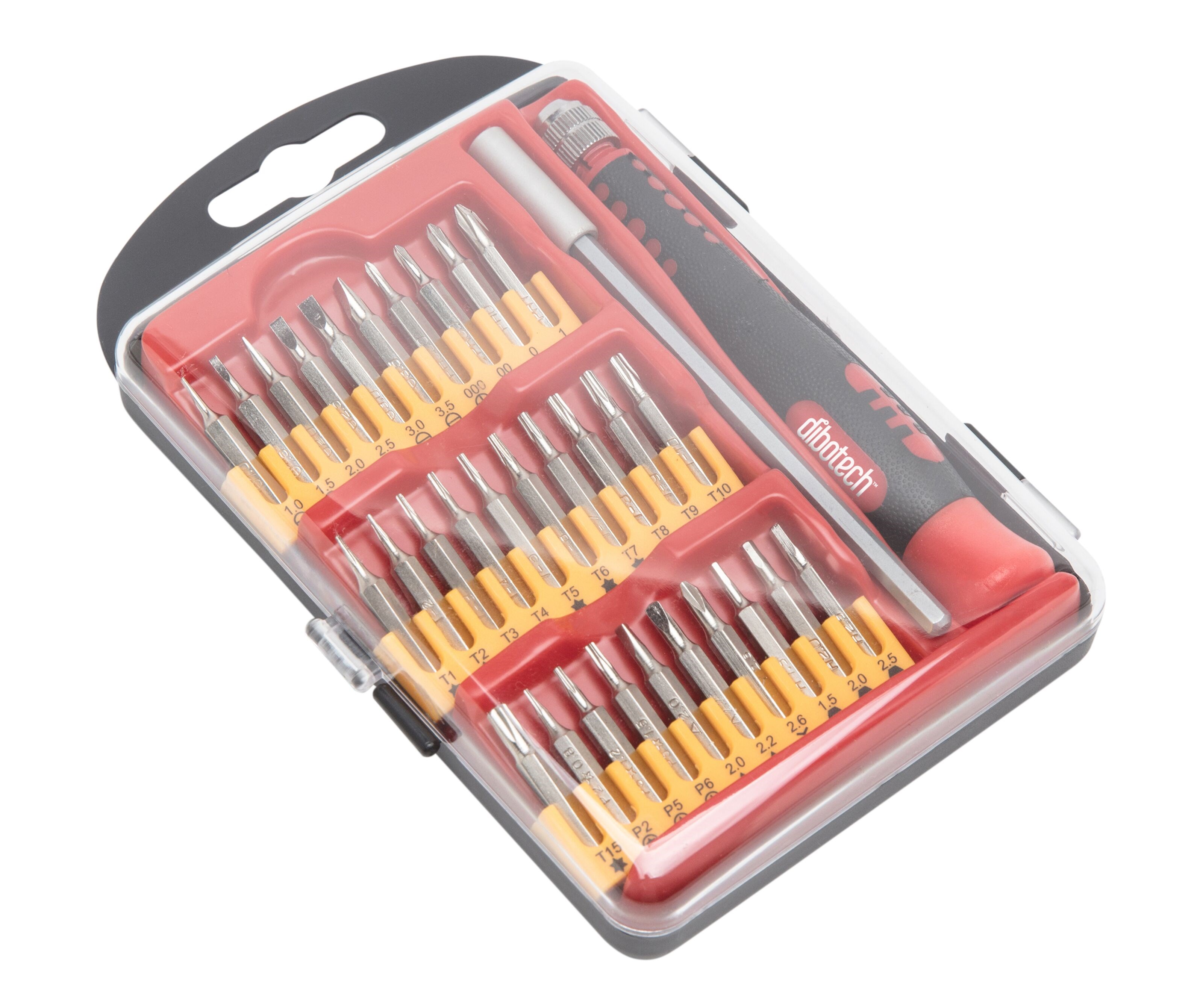 Dibotech Skrutrekkersett med 30 bits