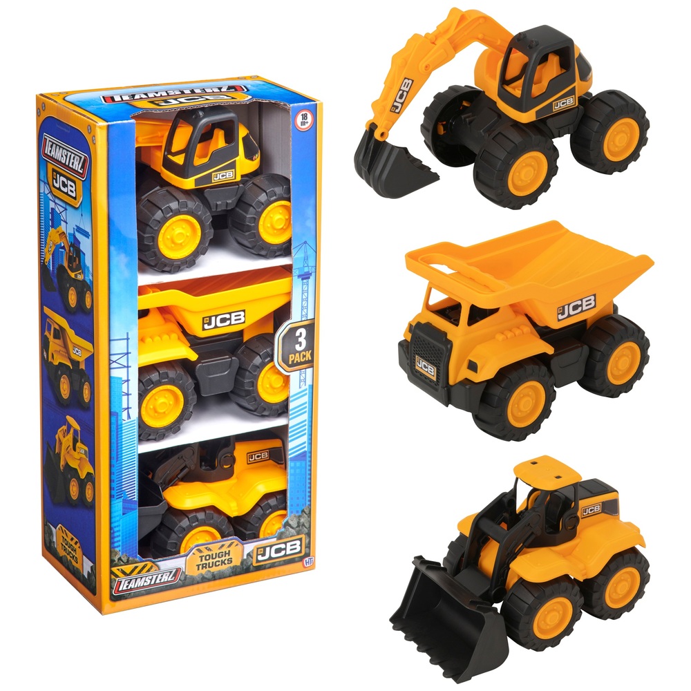 Teamsterz JCB Tough Trucks 3er-Pack