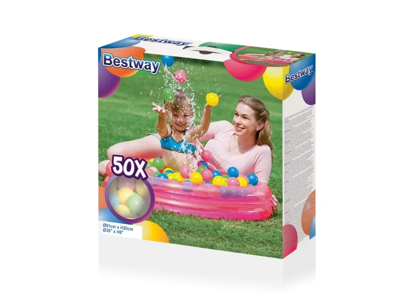 Bestway 51085, 73 L, 2 År, Vinyl, Blå, Lyserød