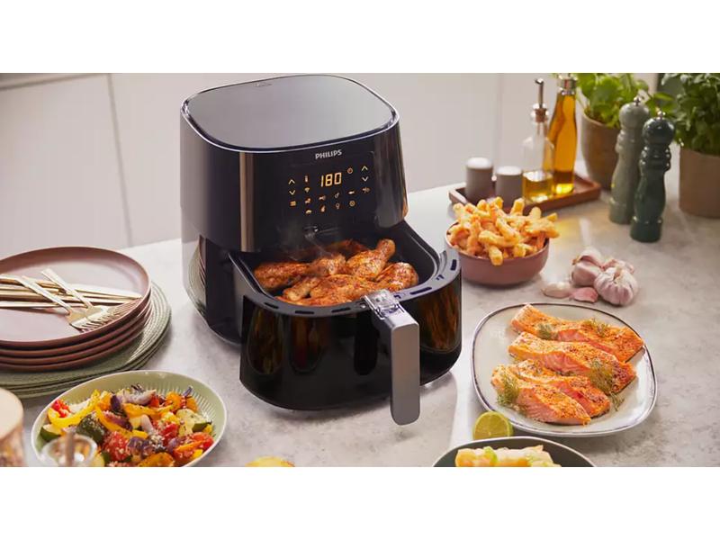 Philips Heissluft-Fritteuse Essential Airfryer XL HD9280/91 Vielseitige Fritteuse mit Rapid Air Heisslufttechnologie