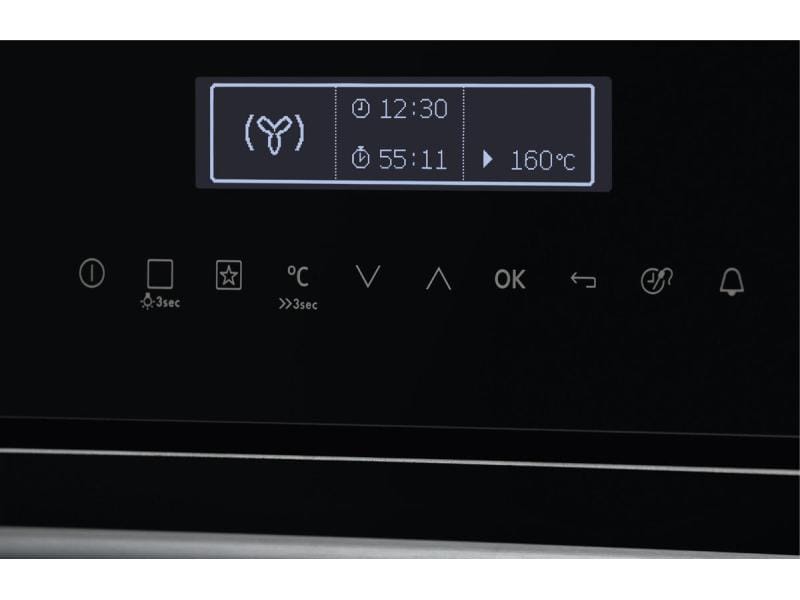 Electrolux Einbausteamer EB6GL70KCN Schwarz/Silber Gesundes Dampfgaren mit einem Steamer als Einbaugerät