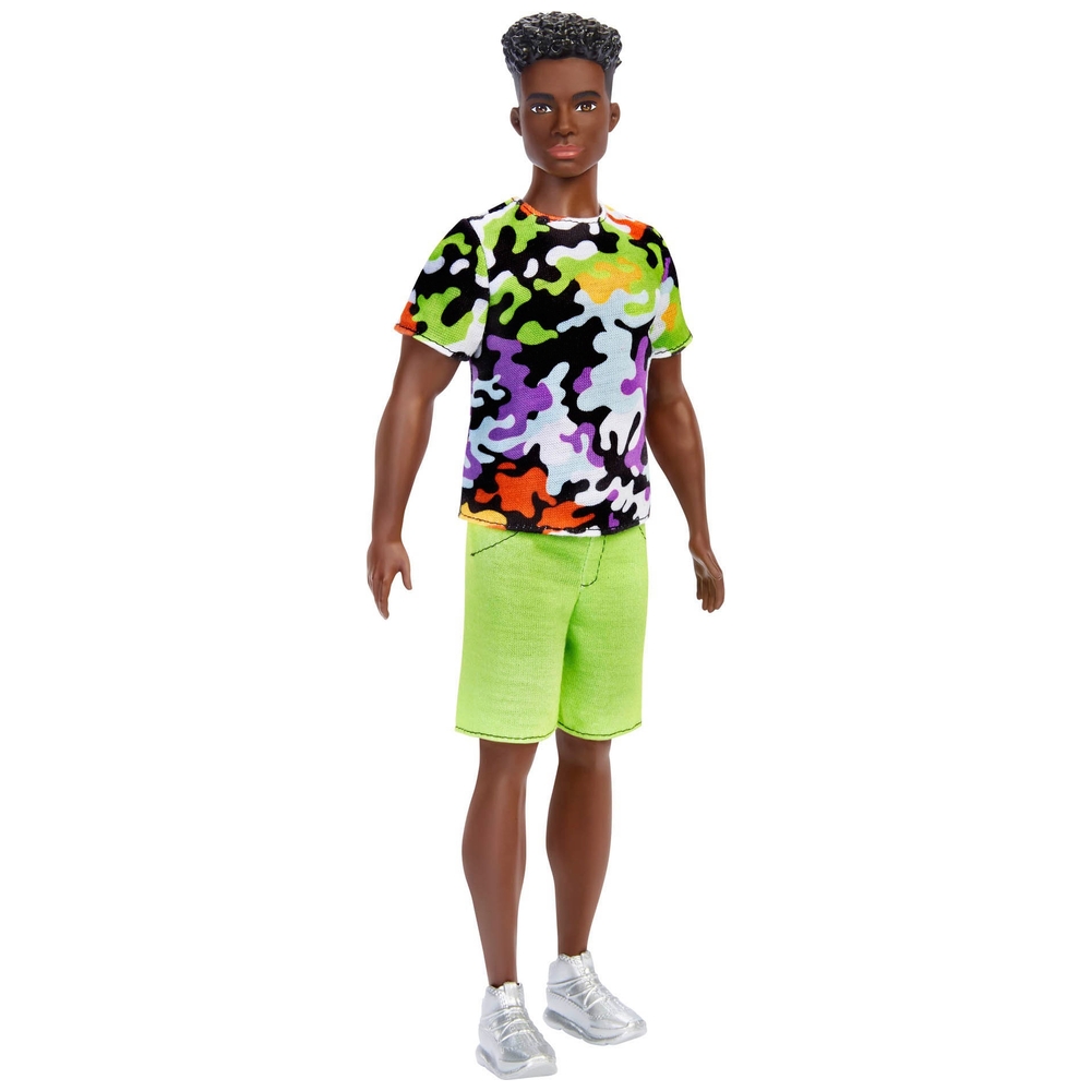 Barbie Fashionista Ken Puppe 183 Camo-T-Shirt