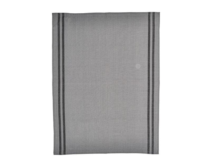Södahl Geschirrtuch-Set Soft 2 Stück, Grau/Schwarz Geschirrtuch 2er-Set