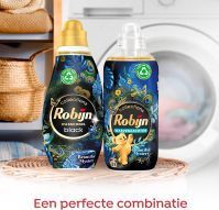 Robijn - Klein & Krachtig - Vloeibaar Wasmiddel - Zwart - 1000ml - Biologisch Afbreekbaar