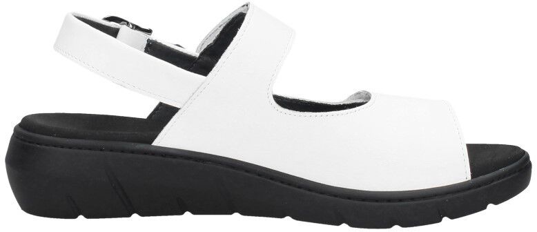 Wolky Sandalen Plat wit