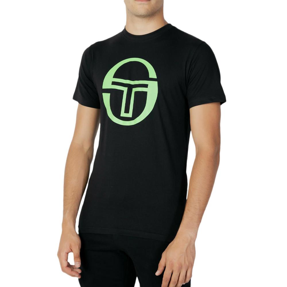 Sergio Tacchini T-shirt Noir/Vert Homme Sergio Tacchini Stadium