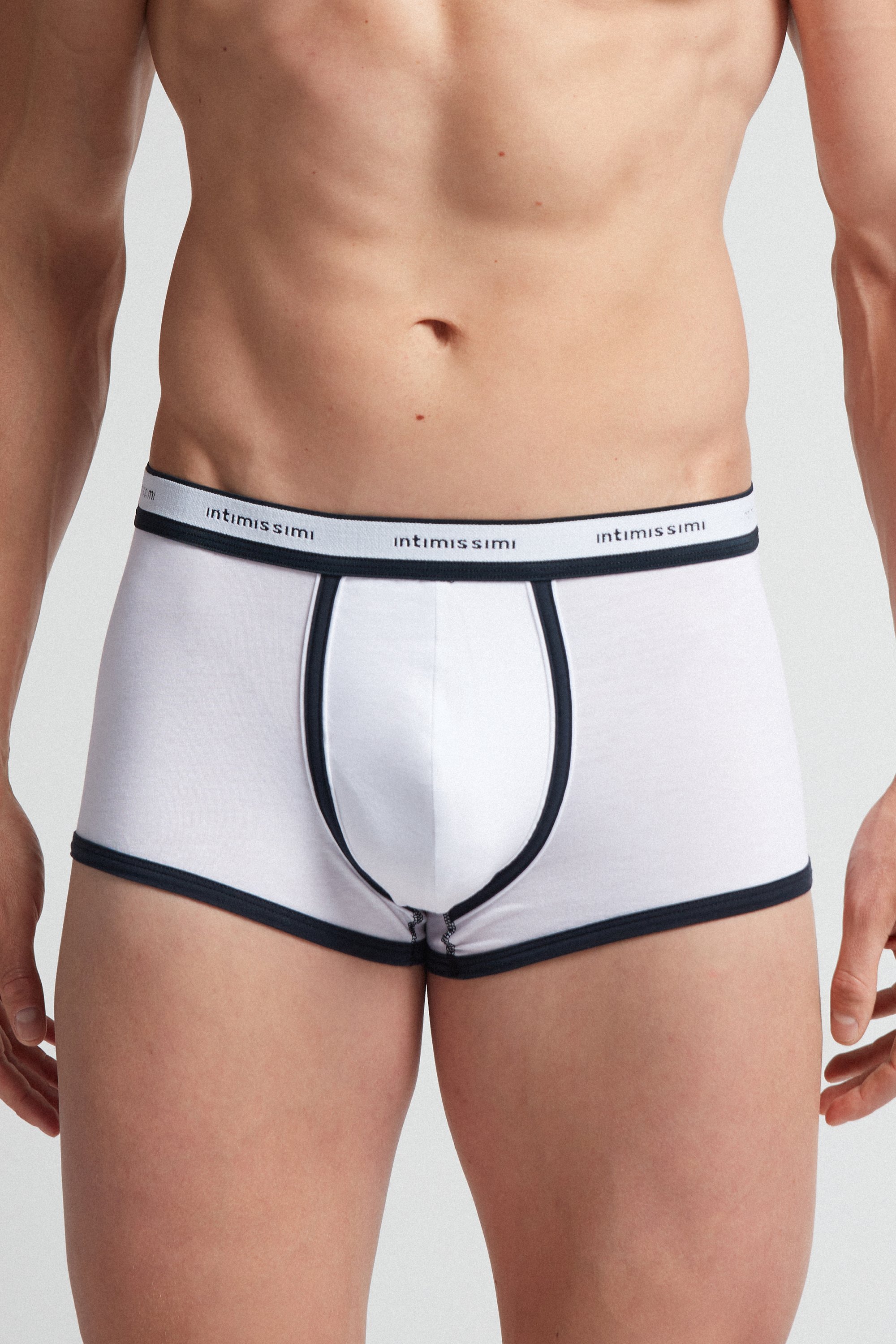 Cuecas boxer Supima® Natural Fresh Cotton com logotipo