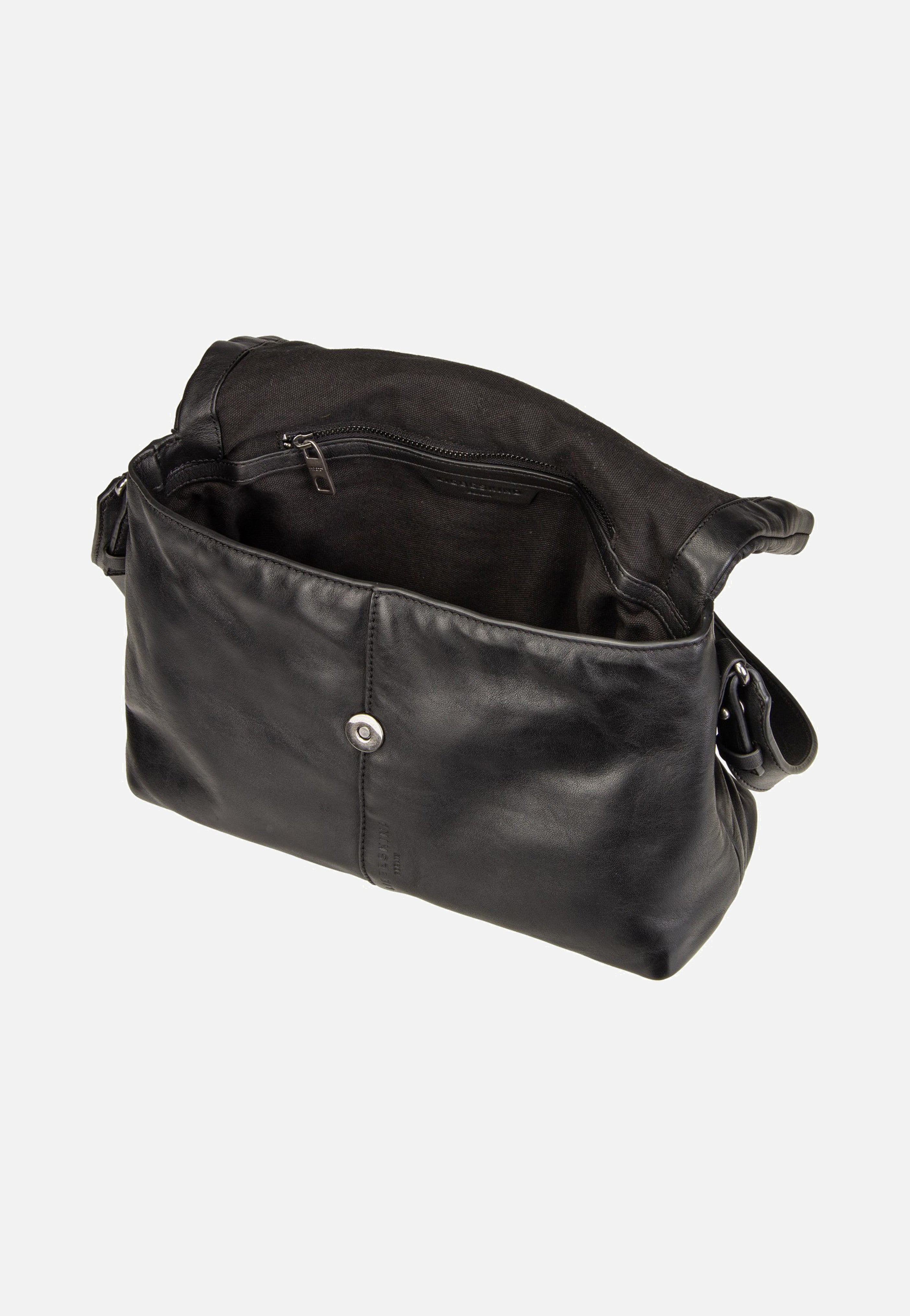 Fiona Hobo Sheep Natural Black - Hobo Bag