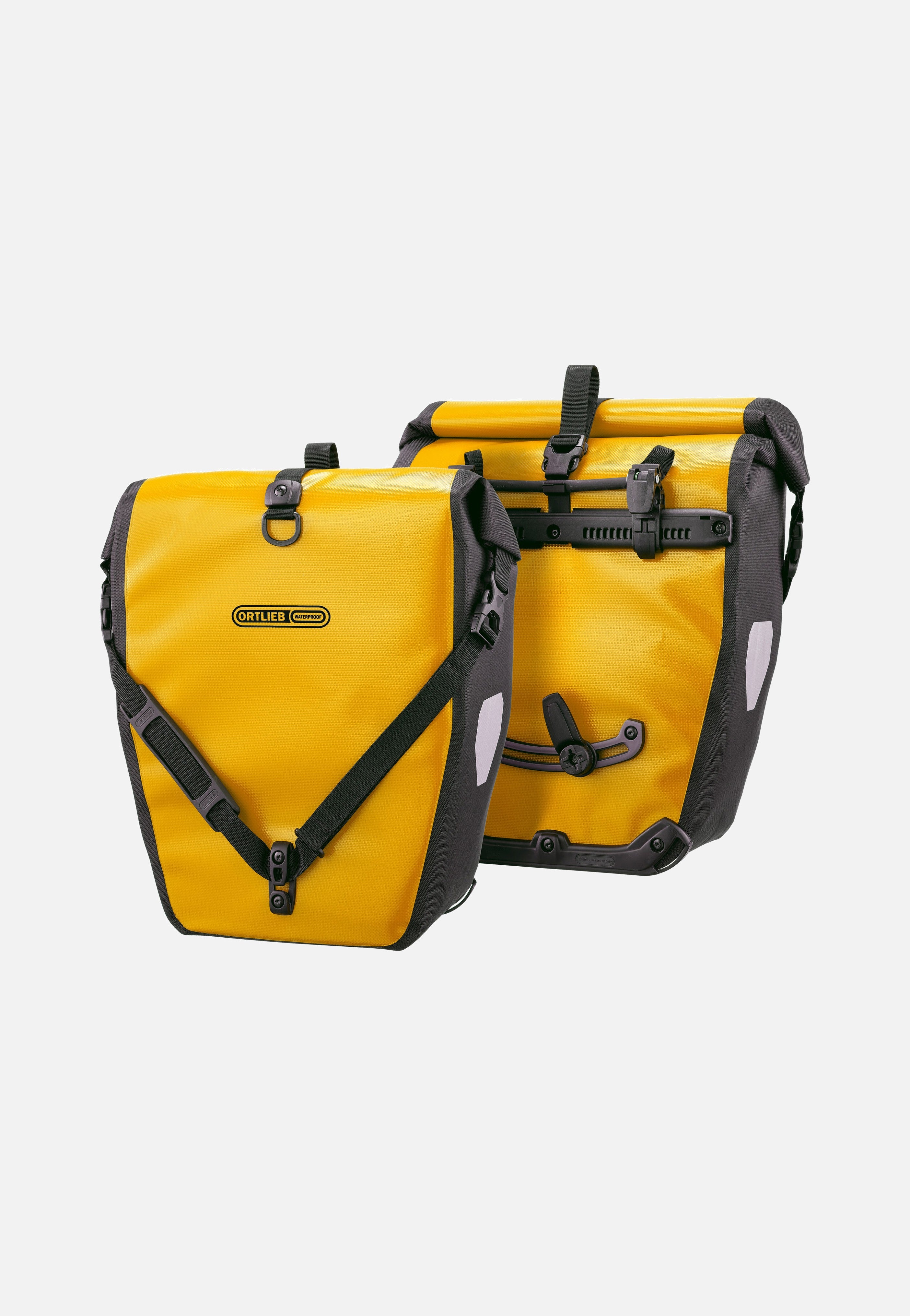 Back-Roller Sonnengelb Schwarz - Fahrradtasche