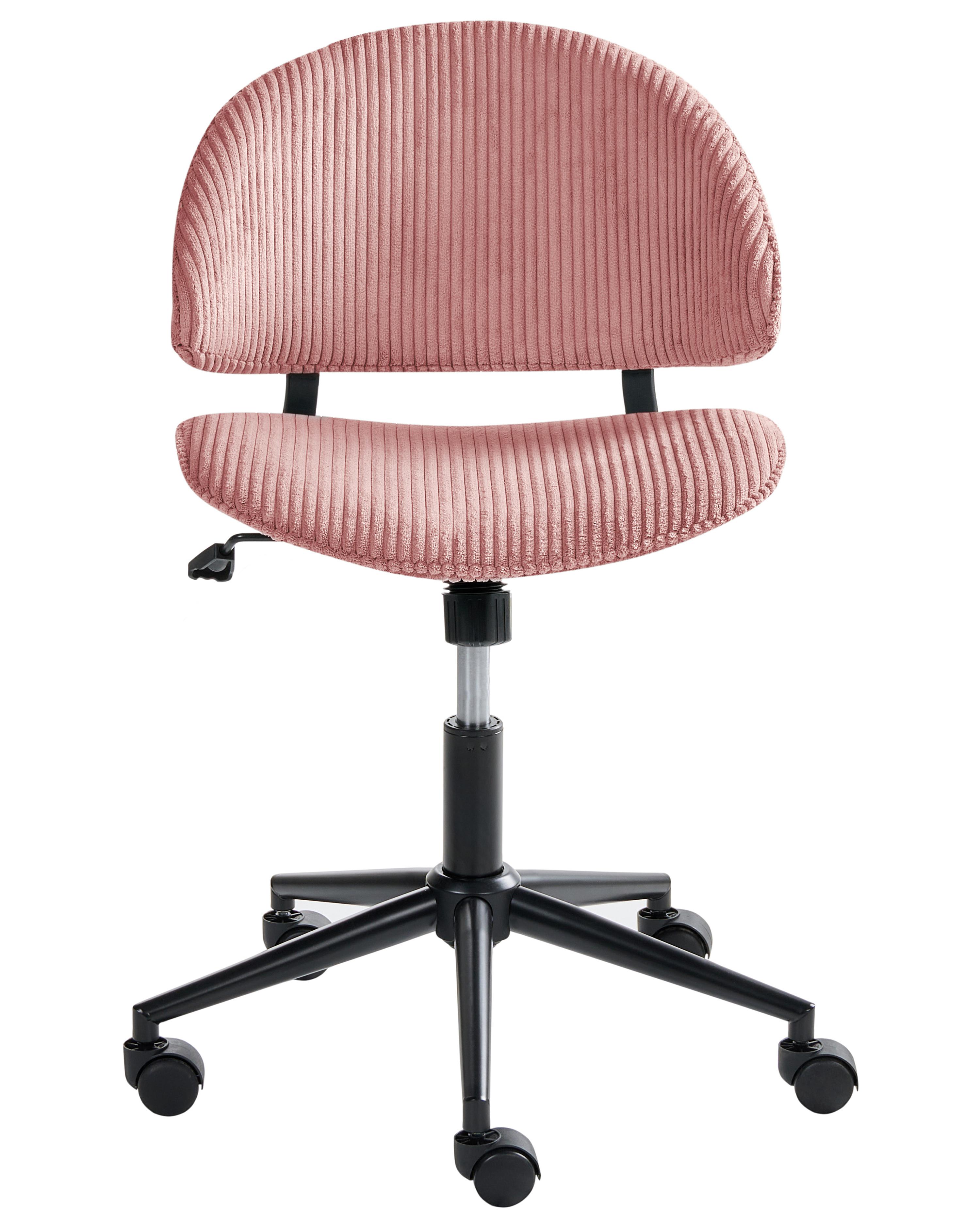 Bureaustoel KIANA Corduroy Roze