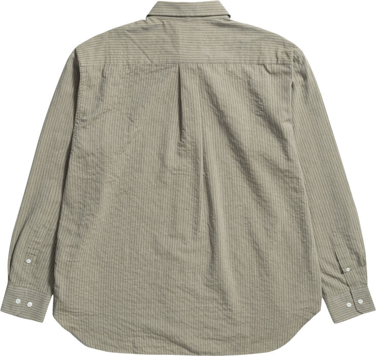 Norse Projects Mo Oversized Striped Shirt Clay