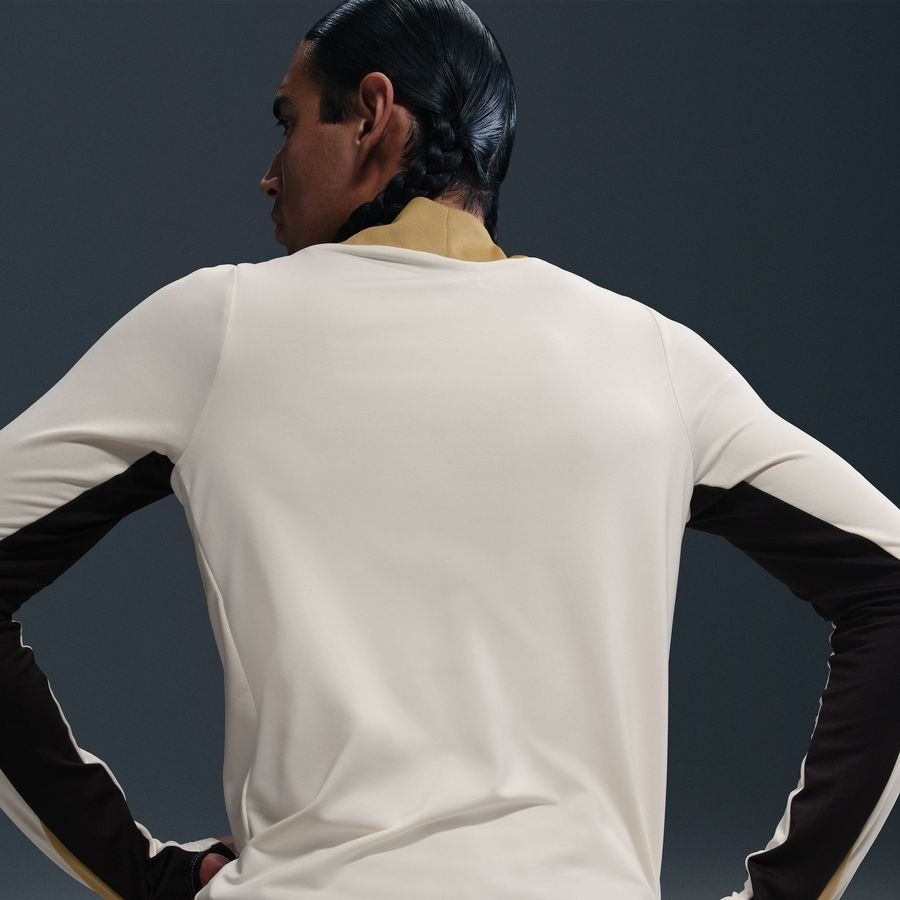 Nike Maillot d'Entraînement Dri-FIT Strike Drill - Blanc/Noir/Or