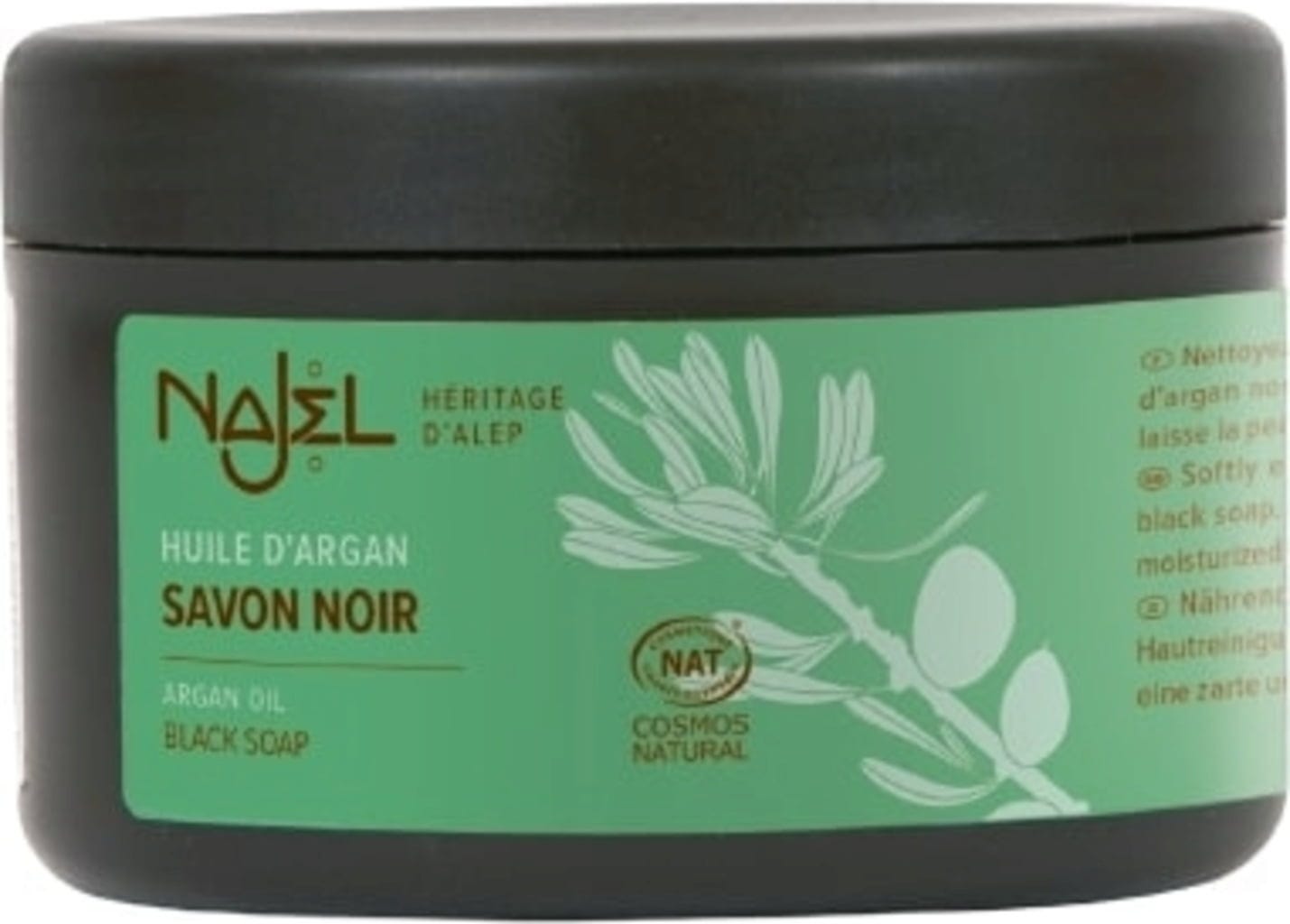 Najel  Schwarze Seife mit Arganöl, 200 ml