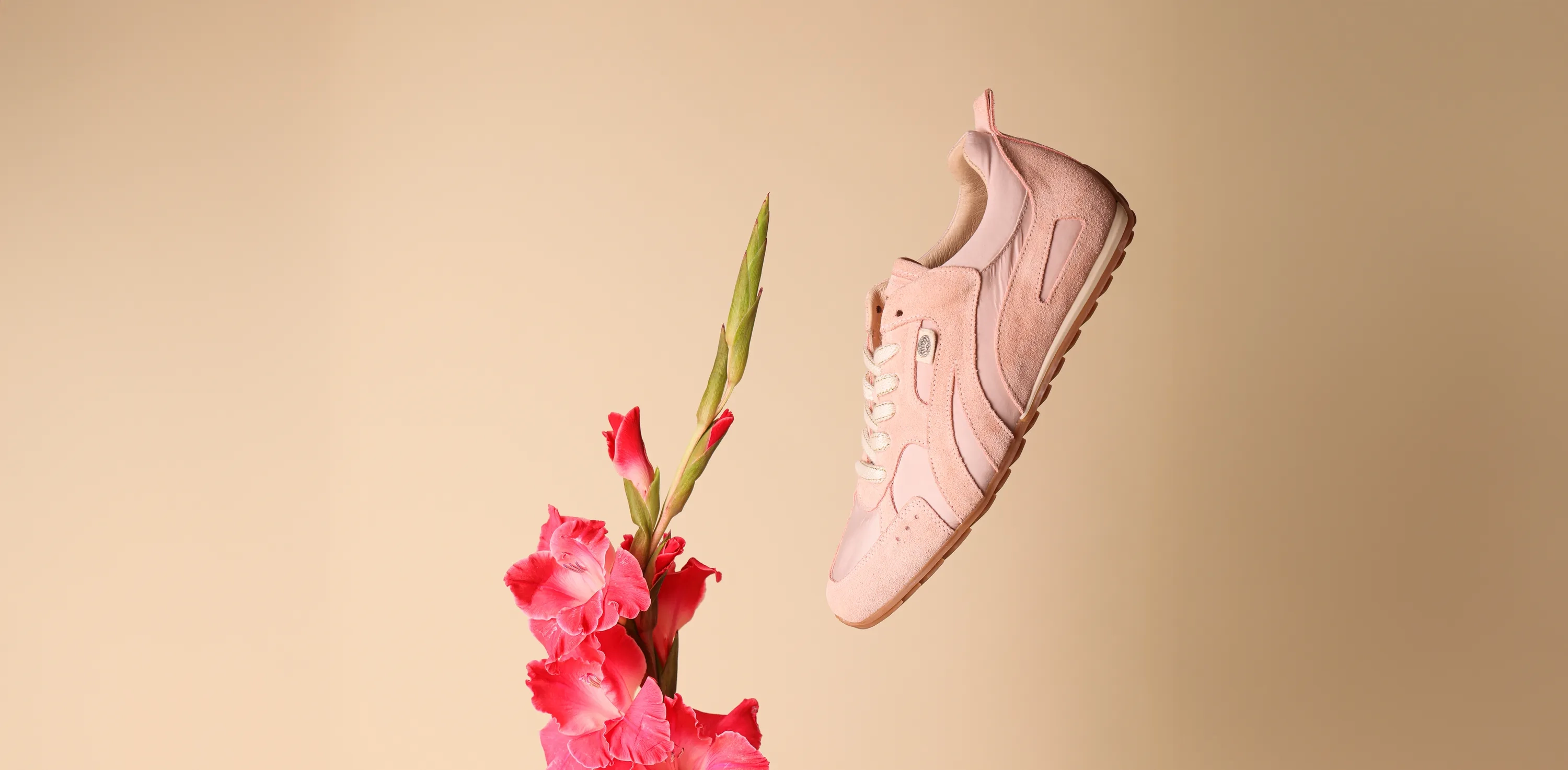 UTA MORE Sneaker nylon Pastel Pink
