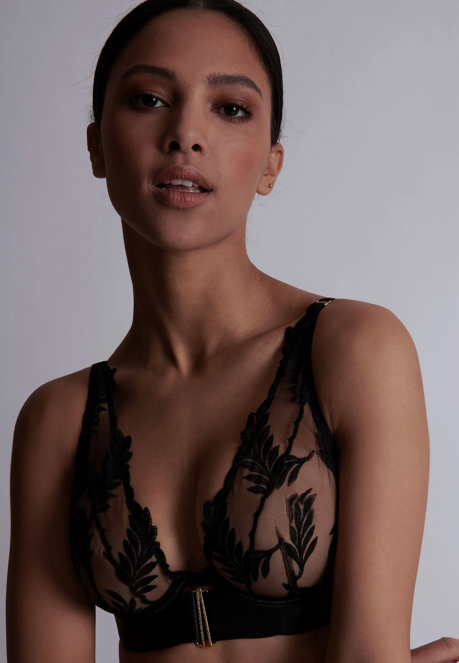 QUEEN OF SHADOW - Soutien-gorge triangle avec armatures | Noir