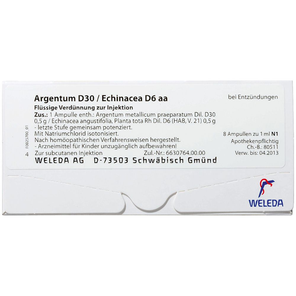 Argentum D30 / Echinacea D6 aa