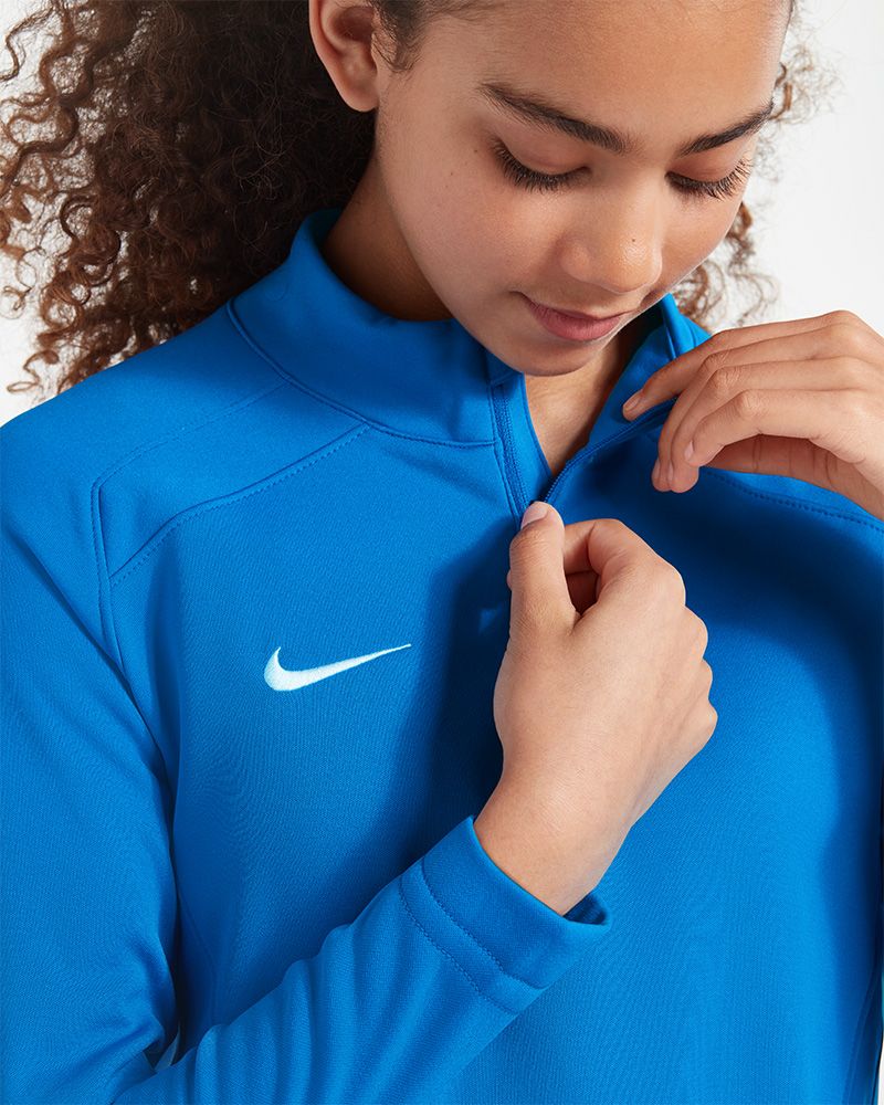 Haut d'entrainement 1/4 Zip Nike Training Bleu Royal pour enfant