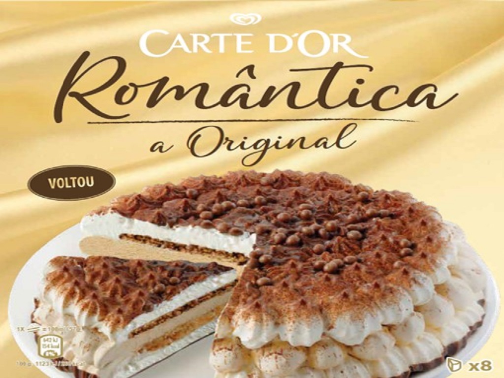 TARTE CARTE D'OR DE GELADO ROMÂNTICA 750ML