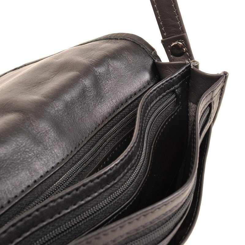 Berba Soft Crossbody Tas Grijs – Zwart