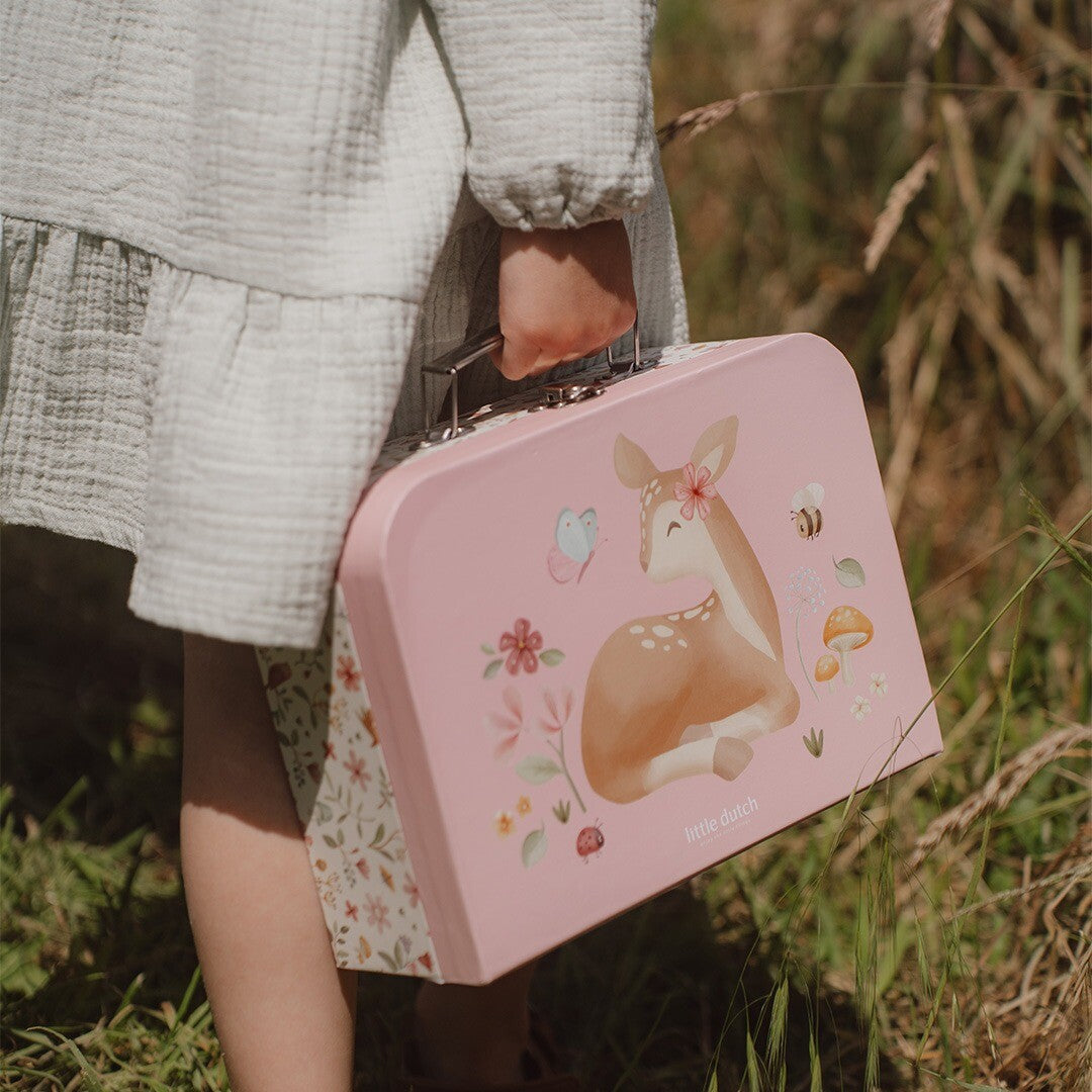 Little dutch theeservies fairy garden met koffer