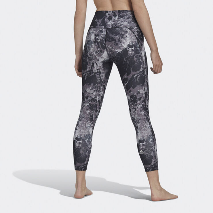 adidas Yoga Essentials Print 7/8 tights Sort
