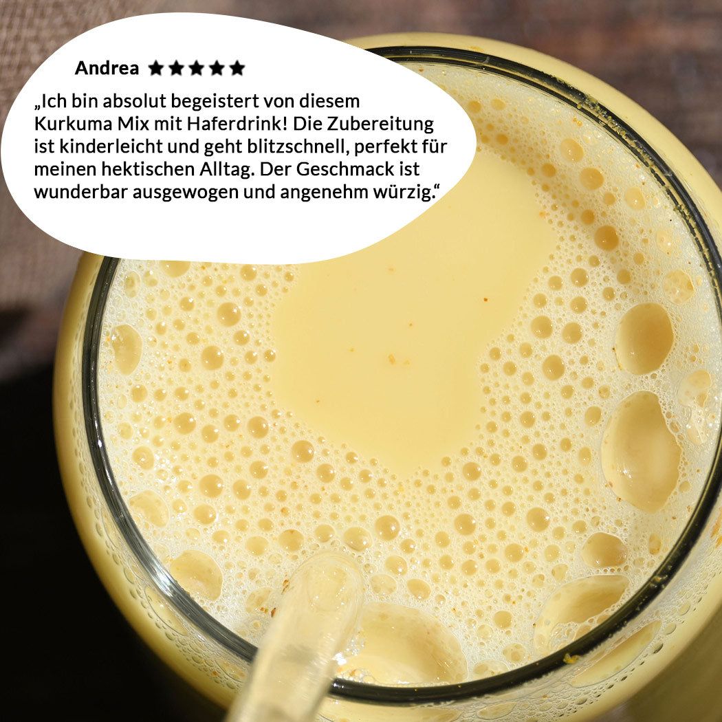 Pelster's Kurkuma Mix mit Haferdrink