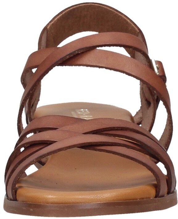 Red Rag Sandalen Plat cognac