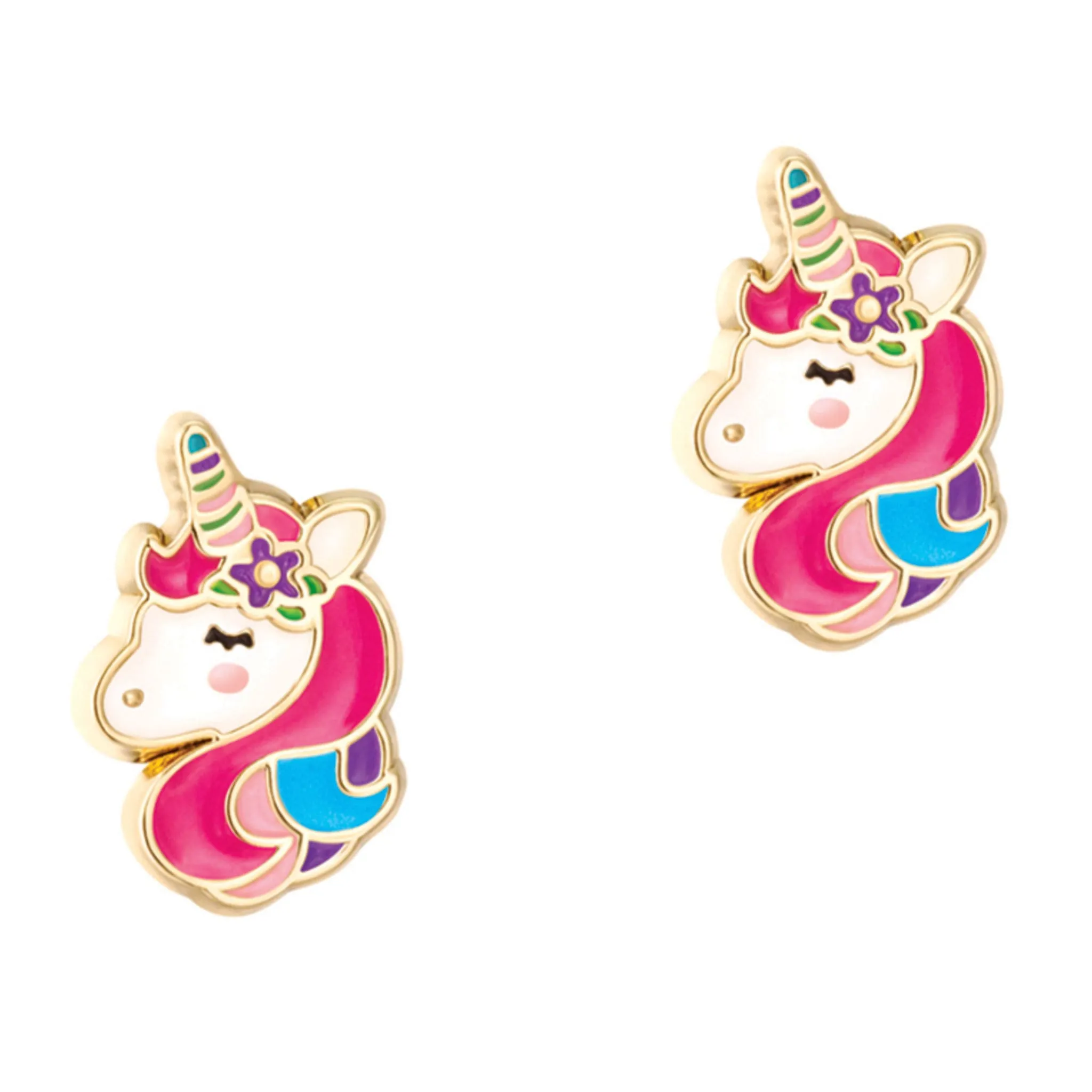 Girl Nation Coffret Cadeau Collier et Boucles d'oreilles de fantaisie - Licorne