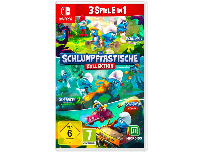 GAME Die Schlumpftastische Kollektion Action-Abenteuerspiel für Nintendo Switch
