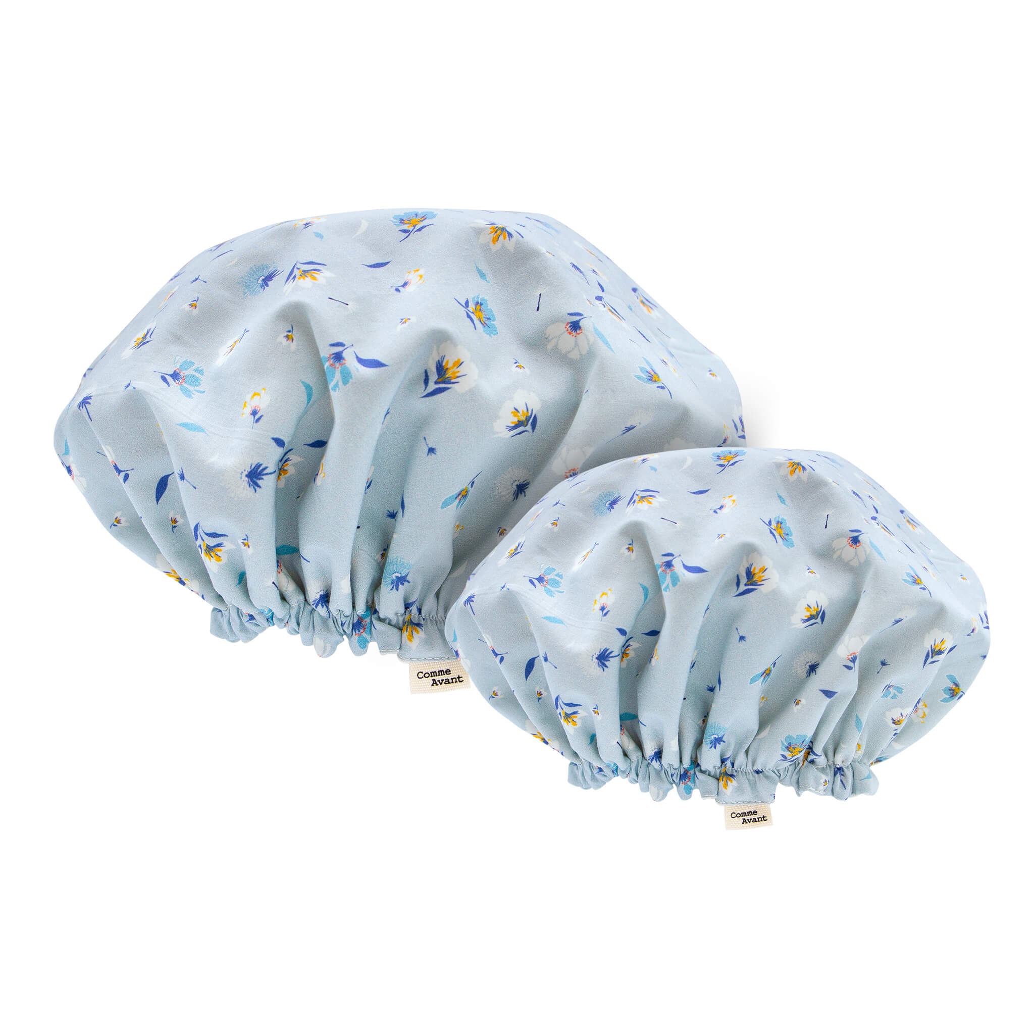 Bonnet Charlotte de douche en coton - Version 1 - Adulte / Jardin bohème
